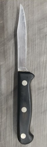 Vintage ALCAS #2121 Stainless Chef's Knife, Made in USA 4.5 Blade - Picture 4 of 10