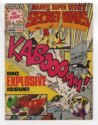 1984 MARVEL SUPER HEROES SECRET WARS #3 1ST APP OF VOLCANA & TITANIA KEY RARE UK