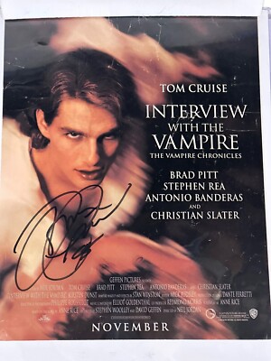 Tom Cruise Signed Magazine Photo  Interview with a Vampire'' Todd Mueller Cert.