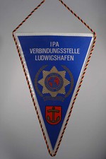 alter Wimpel Polizei - IPA Verbindungsstelle Ludwigshafen