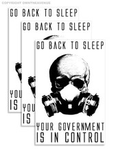 X3 Government Anarchy 911 Anonymous Anti New World Order Vinyl Decal Sticker 4