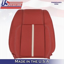 2010 2011 2012 Fits Ford Mustang Gt Coupe Passenger Top Leather Seat Cover Red 2010 2011 2012 Fits Ford Mustang Gt Coupe Passenger Top Leather Seat Cover Red