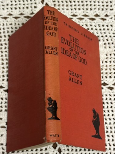 The Evolution Of The Idea Of God Grant Allen Thinker's Library No 18 1937 Book - Imagen 2 de 12