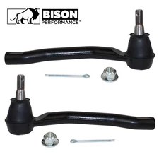 Bison Performance 2pc Set LH & RH Outer Steering Tie Rod Ends For Altima Maxima