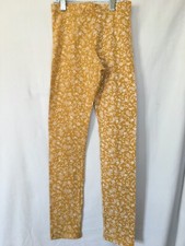 New Old Navy Girl Leggings Floral Yellow Many sizes