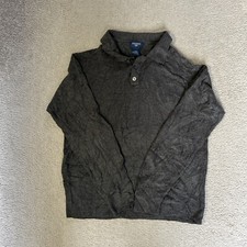 DOCKERS Mens Round Neck Collar Jumper Sweater Medium Brown 100 Acrylic 27 