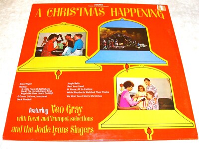 Veo Gray/Jodie Lyons Singers ''A Christmas Happening'' 1960 LP,SEALED!...RARE LP