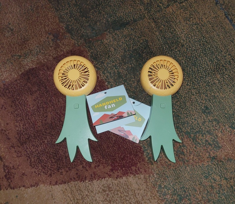 Lot Of 2 Handheld  Fans