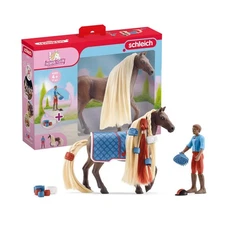 Schleich Sophia's Beauties Leo And Rocky Horse And Rider Playset With Accesso...