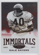 2014 Certified Red 244/249 Gale Sayers #187 HOF 0s3