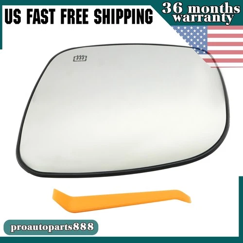 Mirror Glass For 08-16 Dodge Grand Caravan Chrysler Town & Country Left Heated