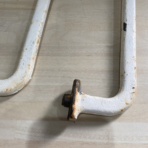 Pair Antique Vintage Cast Iron Belfast Butler Sink Cistern Reclaim Brackets 13” - 第 2/8 張圖片