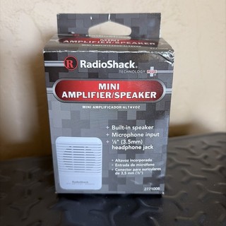 VINTAGE Radio Shack Mini Audio Amplifier/Speaker #277 1008