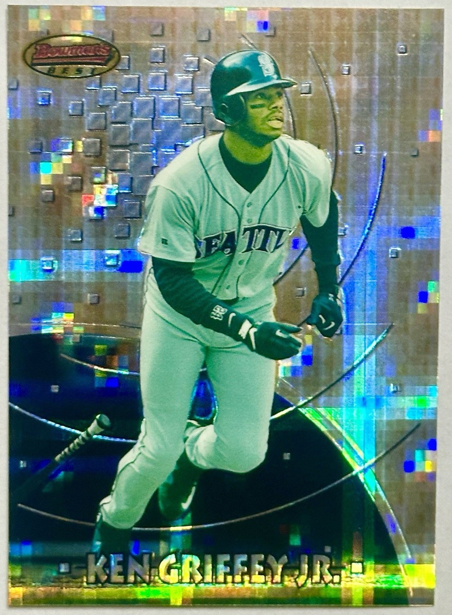 ✨1997 BOWMAN'S BEST ⚾️ KEN GRIFFEY JR. ATOMIC REFRACTOR PREVIEW