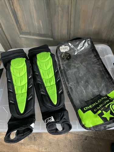 Small Planet Eclipse Overload HD Core Green Elbow Pads Paintball Elbow Pads