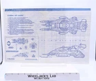 Ice Sabre 1992 ORIGINAL Instructions Blueprints G.I. Joe Hasbro Action Figure