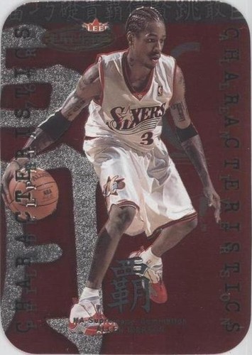 2000-01 Fleer Autographics ALLEN IVERSON Auto Signature Card HOF