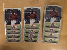 Ruben Santana 2023 Bowman Chrome 1st 12 Card Rookie Lot With Paper 