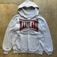 Vintage Russell University Of Maryland Terrapins UMD Terps Hoodie Men’s Medium