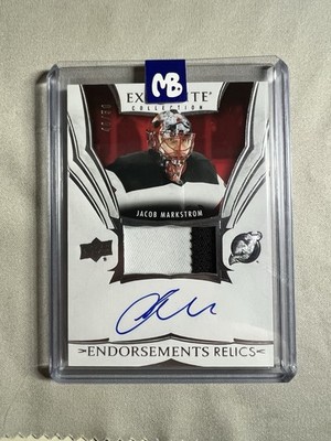  Jacob Markstrom 2024-25 Upper Deck The Cup Enforcement Relics Patch Auto 48/50