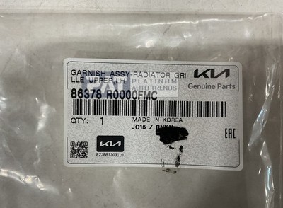 GENUINE KIA CARNIVAL 2022-2024 UPPER MOLDING RH=PASSENGER SIDE