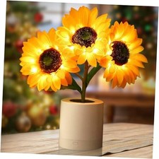 Sunflower Lamp Gifts for Women, Valentine  s Day Birthday Gifts for Women, Mom,