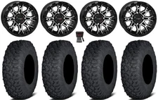 System 3 ST-6 14" Wheels Bk 30" Coyote Tires Sportsman 550 850 1000