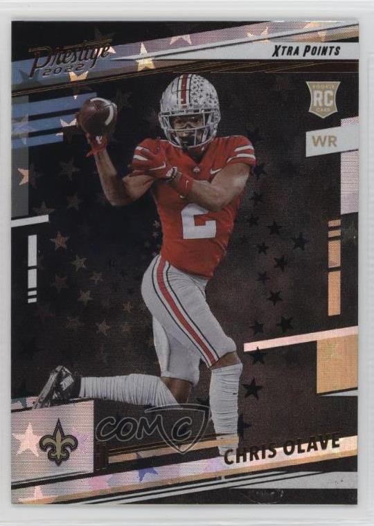 2022 Panini Prestige Rookies Xtra Points Astral Chris Olave #310 Rookie RC 11sd