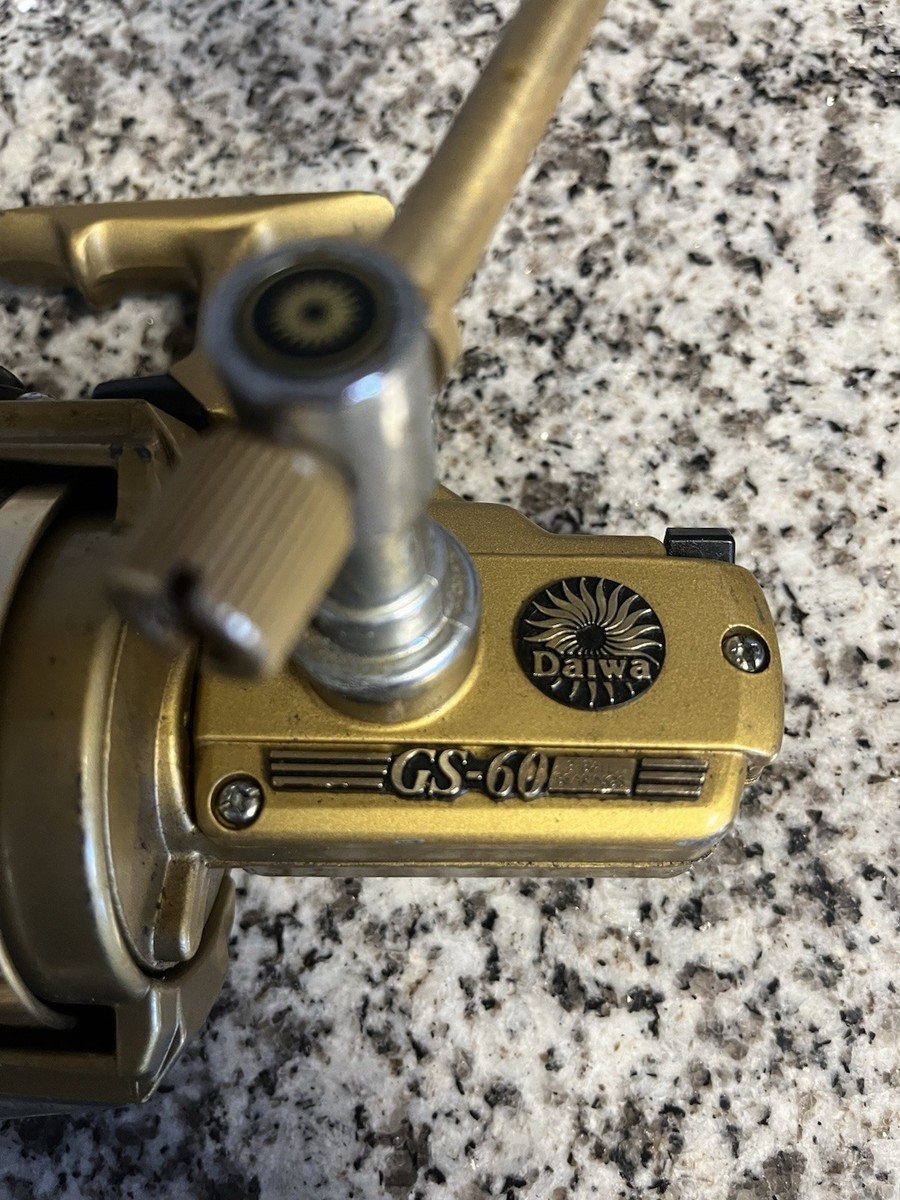 Vintage Daiwa GS-60 Gold Series 3 Ball Bearing Japan Spinning