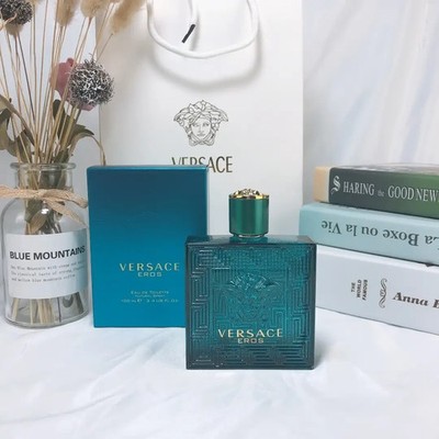 Versace Eros Eau de Toilette EDT 3.4 oz 100 ml Men's Cologne Spray New Sealed