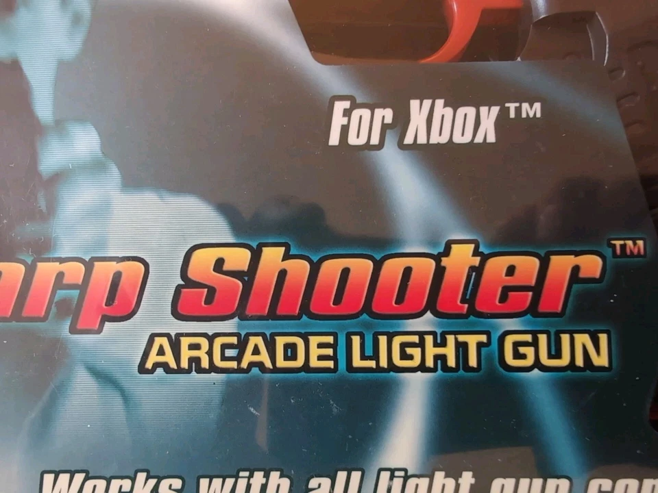 MICROSOFT XBOX ORIGINAL LIGHT GUN PISTOL BLASTER Sharp Shooter NEW CONTROL N281 - Image 4 of 4