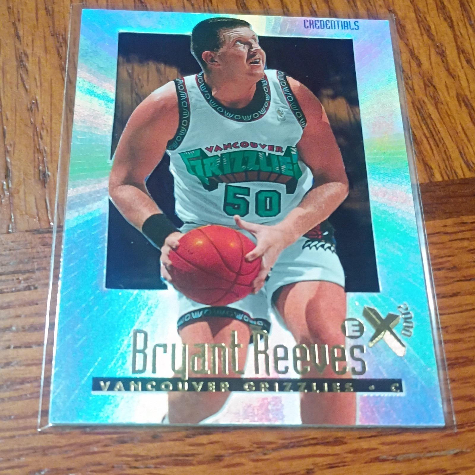 96-97 SkyBox E-X2000 Credentials Bryant Reeves #77 /499