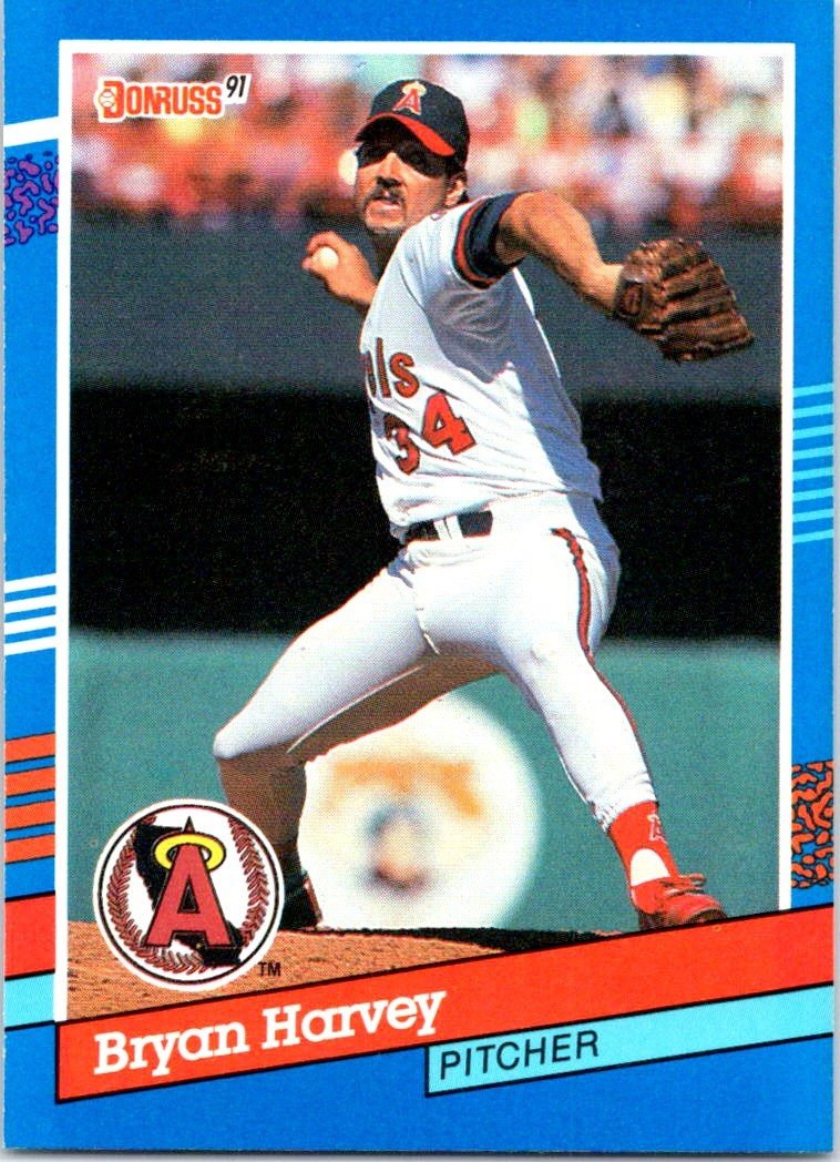 1991 Donruss - Bryan Harvey #206 - Near Mint or Better