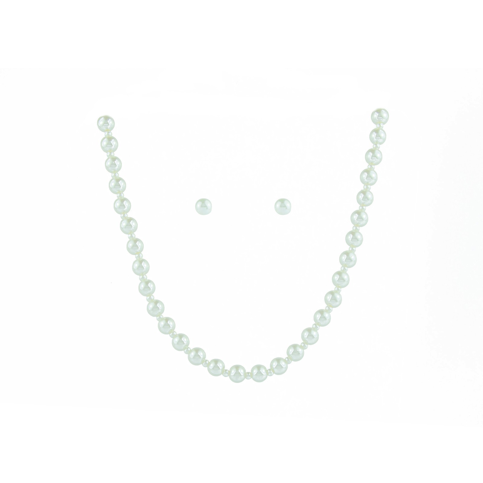 Классическое ожерелье и серьги с искусственным жемчугом цвета слоновой кости из коллекции Skyline Collection 2090₽