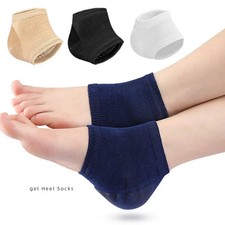 1 Pair Gel Heel Cover Protectors Heel Pads Heel Cups Cushion Foot Care Repair Sk