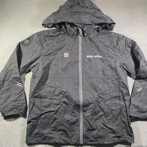 MOOTO Wing Jacket Black Full Zip Hooded Taekwondo Martial Arts Sportswear Men XL