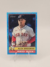 Alex Bregman - 2025 Topps Heritage Chrome Light Blue Sparkle - #710 