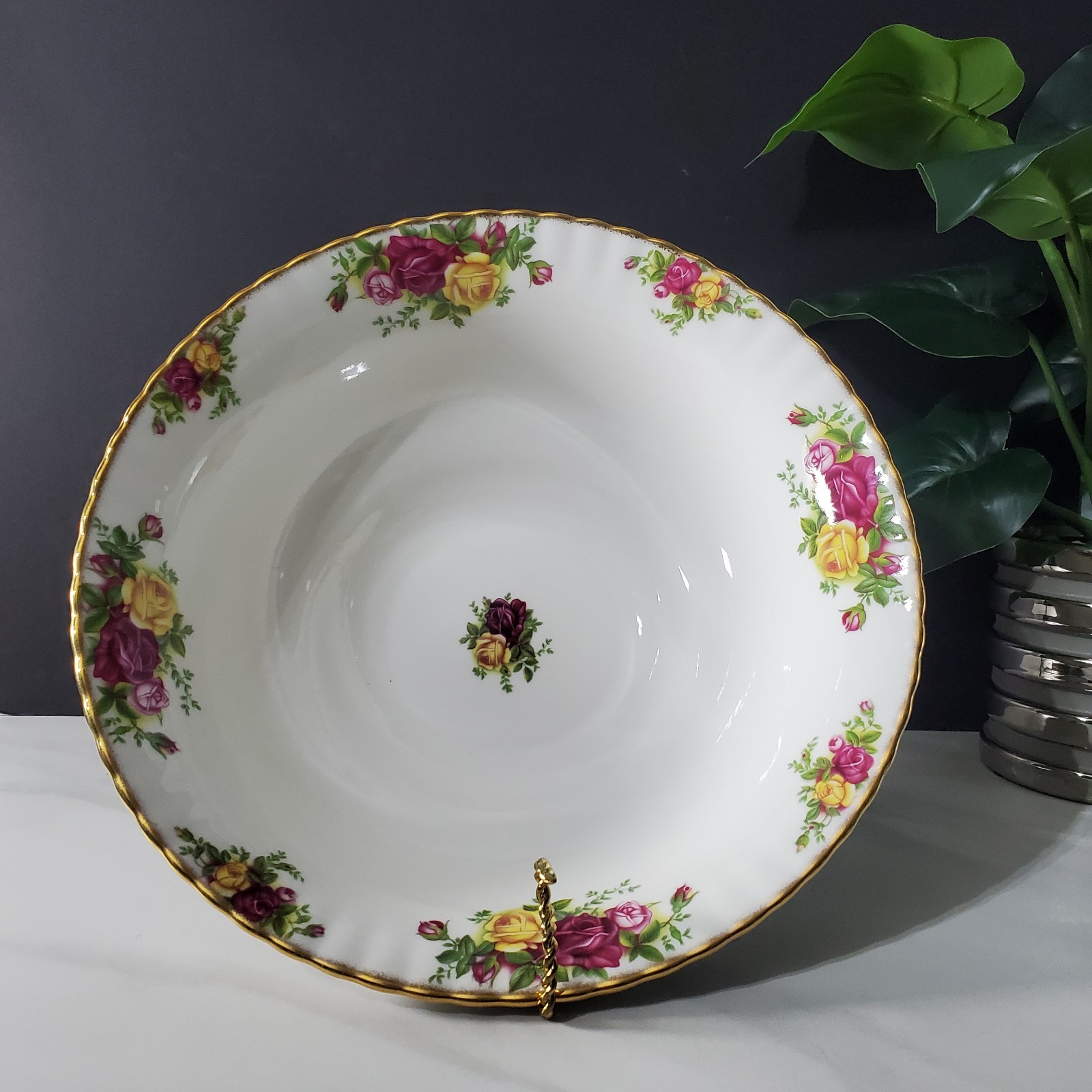 Royal Albert Old Country Roses Serving Fruit Bowl 10