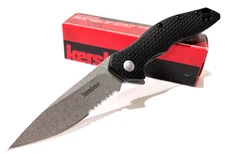 KERSHAW KS1845ST SHORELINE Tactical Spring Open Assisted Serrated Pocket Knife