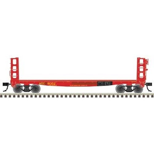 Atlas 50006955 N 42' Pulpwood Flatcar with Load Maine Central #8052