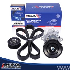 Serpentine Belt Tensioner Pulley Kit For 04-15 Nissan Armada Titan Pathfinder V8