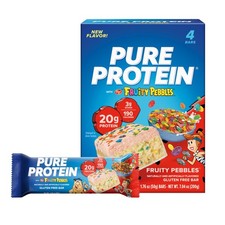 Pure Protein Fruity PEBBLES  Protein Bars   20g Protein, 3g Sugar, 190 Calori...