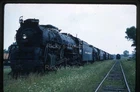 Original Slide PM #1238 2-8-4 N-2 Steam Pere Marquette New Buffalo MI 1960