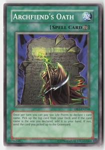 Archfiend's Oath DR1-EN254 Common Unlimited Edition