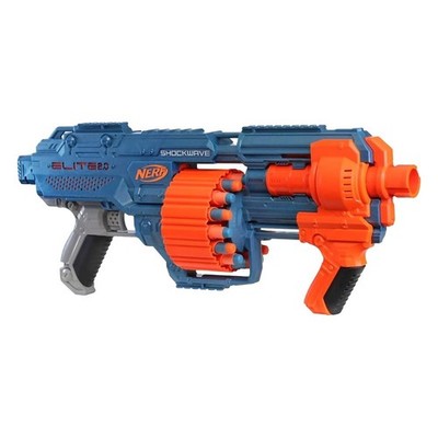 Hasbro Nerf Elite 2.0 Shockwave RD-15 Blaster, 30 Nerf Darts