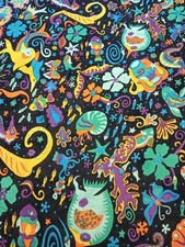 Steven Hein Derek Taylor Tropical Fish Scene Scarf Sarong 90s Australian Design