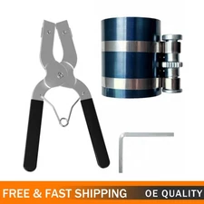 Piston Ring Compressor Tool 2-1/8" to 7" - Professional Installer w/ Wrench New