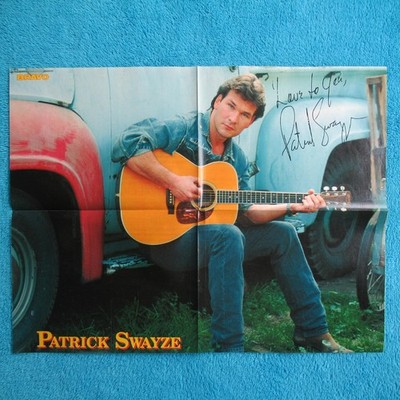 Patrick Swayze POSTER  BRAVO 4 Seiten ALF