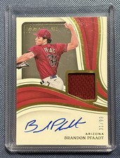 Panini 2023 Immaculate Brandon Pfaadt On-Card Auto Rookie /99 Diamondbacks. rookie card picture