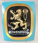Vintage Lowenbrau Beer Light Special Dark Special Plastic Sign 18x15" Working